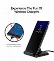 QI Wireless Charger For iPhone X Smart IC Wireless Fast Charger Phone Holder