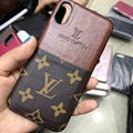 Luxury brand LV case with card for iphone X 8 8plus 7 7plus 6 6plus 