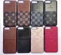 Luxury brand LV case with card for iphone X 8 8plus 7 7plus 6 6plus 