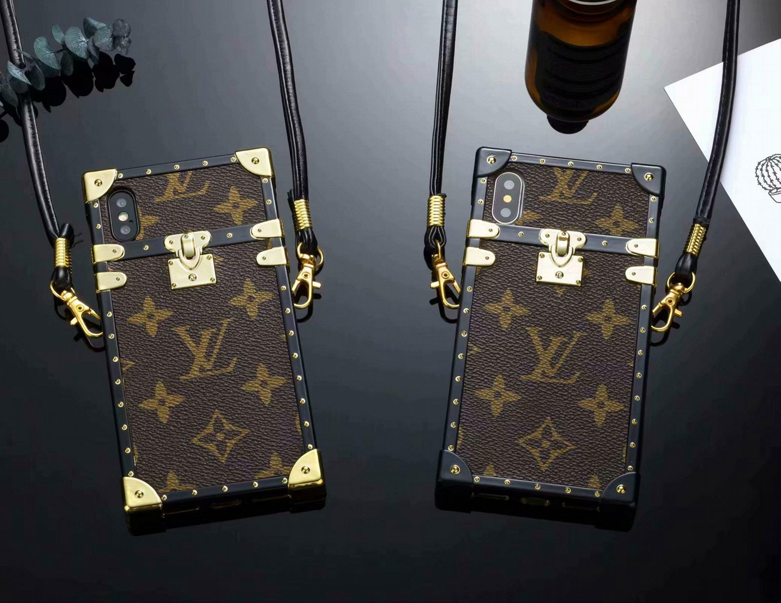 New LOUIS VUITTON LV leather case for iphone X XS XS MAX ...