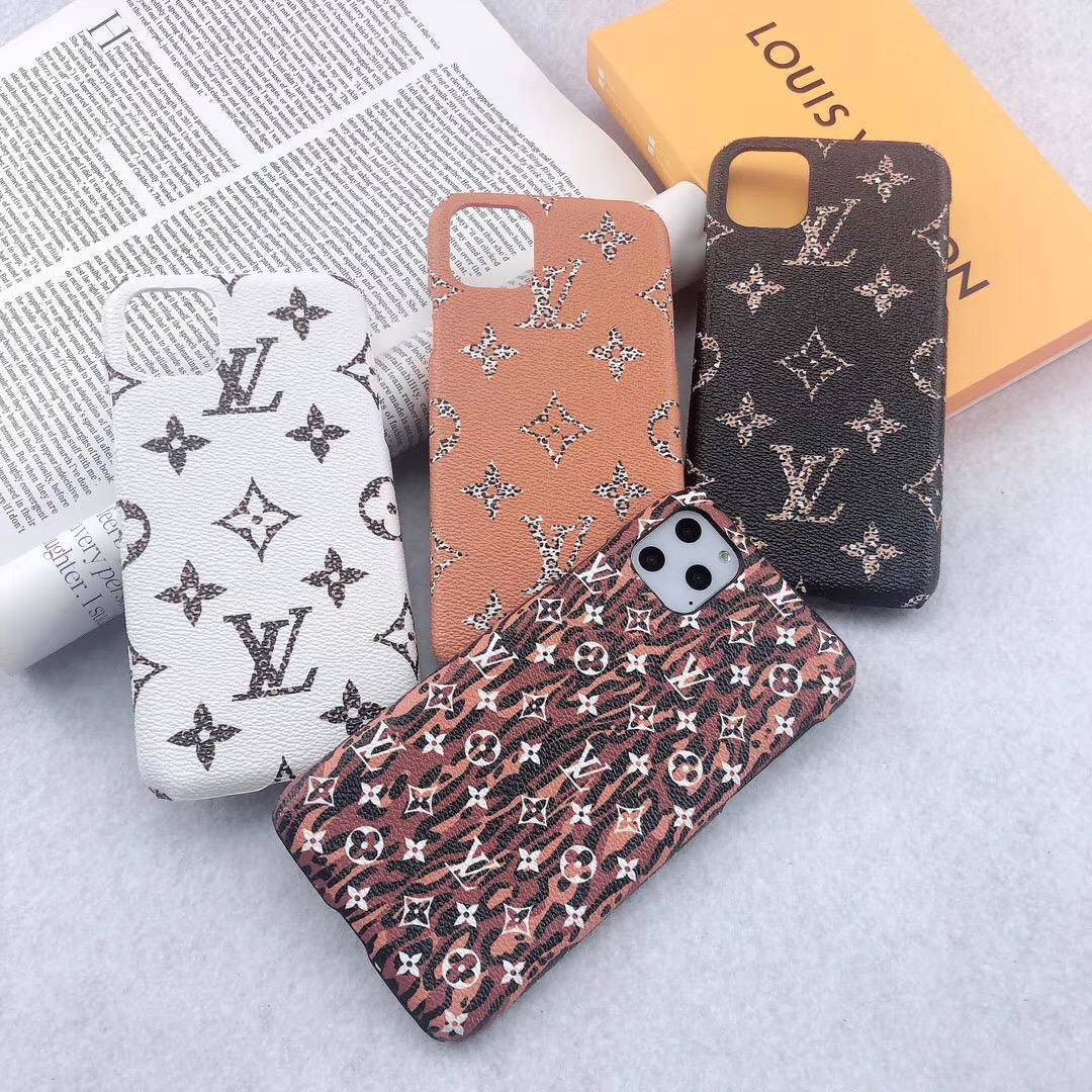 Luxury phone case     eopard grain case for new iphone 11 pro max xs max 7 8plus 3