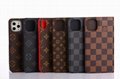 Luxury brand phone case LV leather case for new iphone 11 pro max xs max 7 8plus