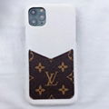 LV leather case with card bag for iphone 11 pro max xs max xr x 7 8plus samsung