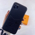     eather case with card bag for iphone 11 pro max xs max xr x 7 8plus samsung 8
