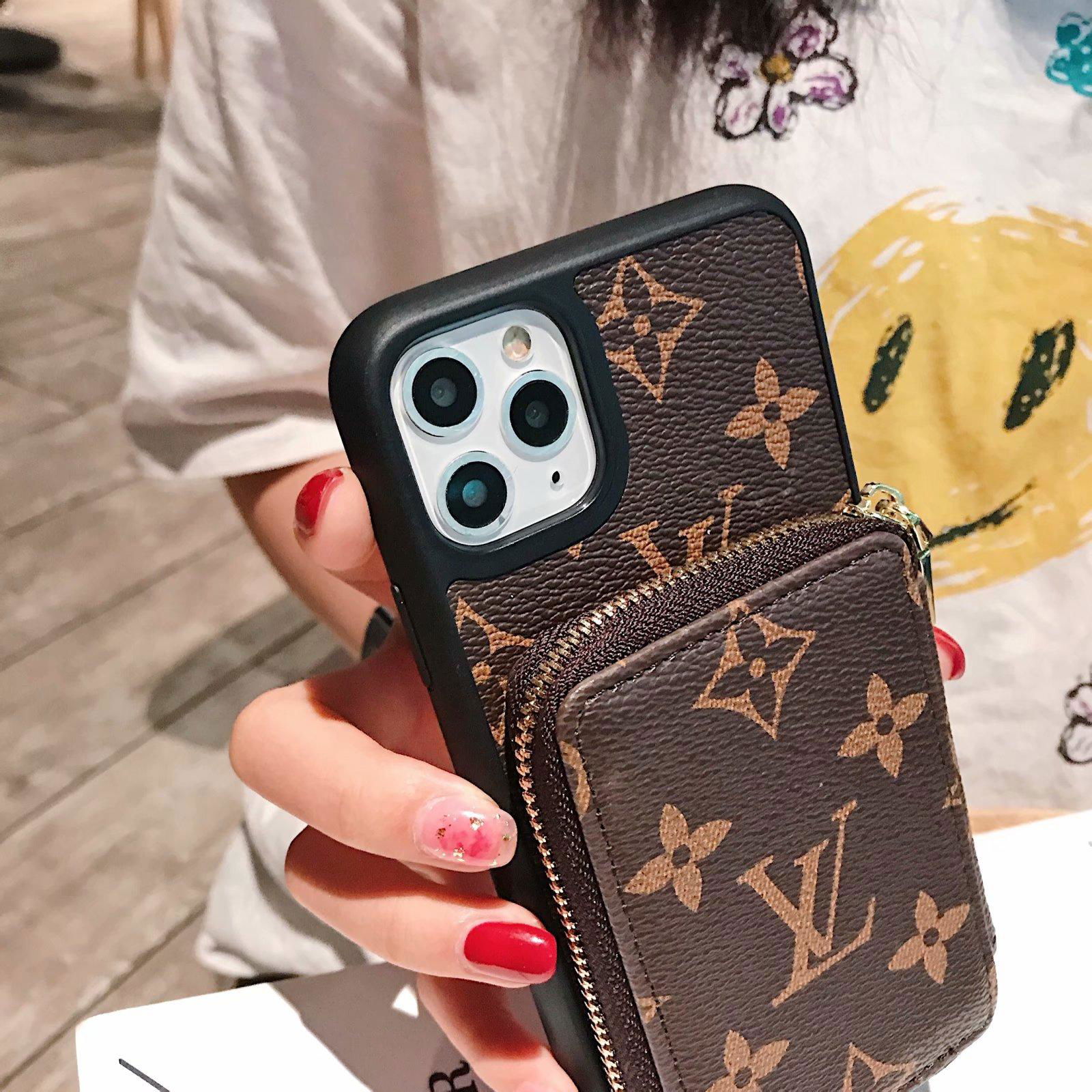     eather case with bag for iphone 11 pro max xs max xr x 7 8plus 4