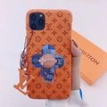 LV & sunflower phone case for iphone 11 pro max iphone xs max xr 7 8plus samsung 4