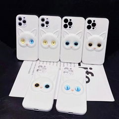 New 3D cat phone case for iphone 12 pro max xs max xr 11 pro max 8