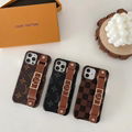 LV phone case with belt and logo for iphone 12 pro max xs max xr 11 pro max 8