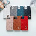 LV phone case with card and logo for iphone 12 pro max xs max xr 11 pro max 8