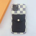 New LV phone case with card for iphone 12 pro max 12 pro 11 pro max xs max 7 8