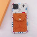 New LV phone case with card for iphone 12 pro max 12 pro 11 pro max xs max 7 8