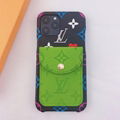 New LV phone case with card for iphone 12 pro max 12 pro 11 pro max xs max 7 8