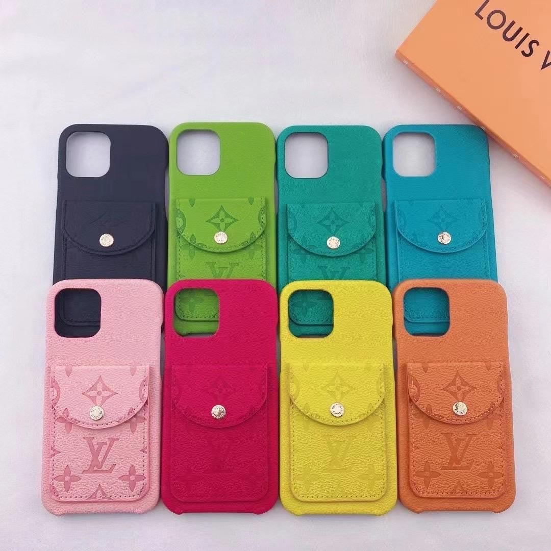 Wholesale colourful     ase with card for iphone 12 pro max 11 pro max xs max xr