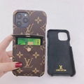 Wholesale colourful LV case with card for iphone 12 pro max 11 pro max xs max xr