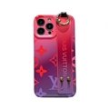 New color beautiful LV phone case with belt for iphone 14 pro max 14 pro 13 pro 