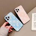 Beautiful IMD phone case lv phone case pink and blue phone case