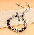 Hot Monogram Beads       and Chain fashion key fashion gift key Chain  Jewllery 4