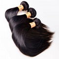 Wholesale 10A human hair extensions Indian Straight Brazilian Virgin