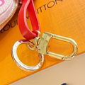 Wholesale new fashion LV pink backpack key Chain small lv bag key Chain  