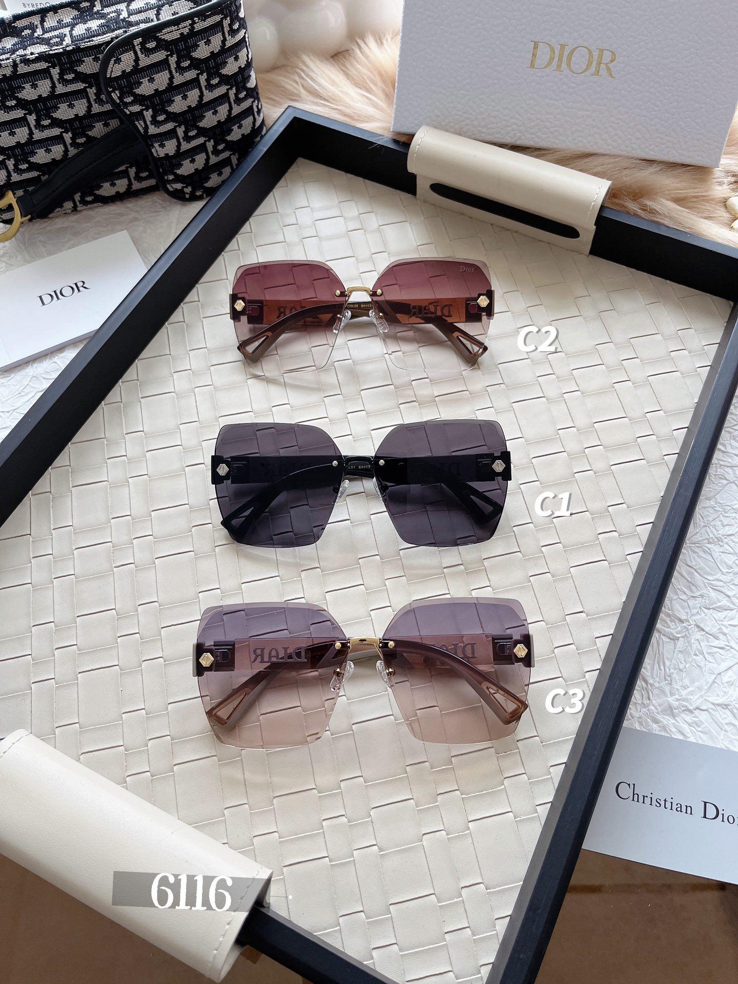 2024 new hot Dlor 6116  Sunglasses top quality Sun glasse fashion glasses