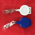promotional pickproof Retractable pull reel for 32mm key chain badge 1