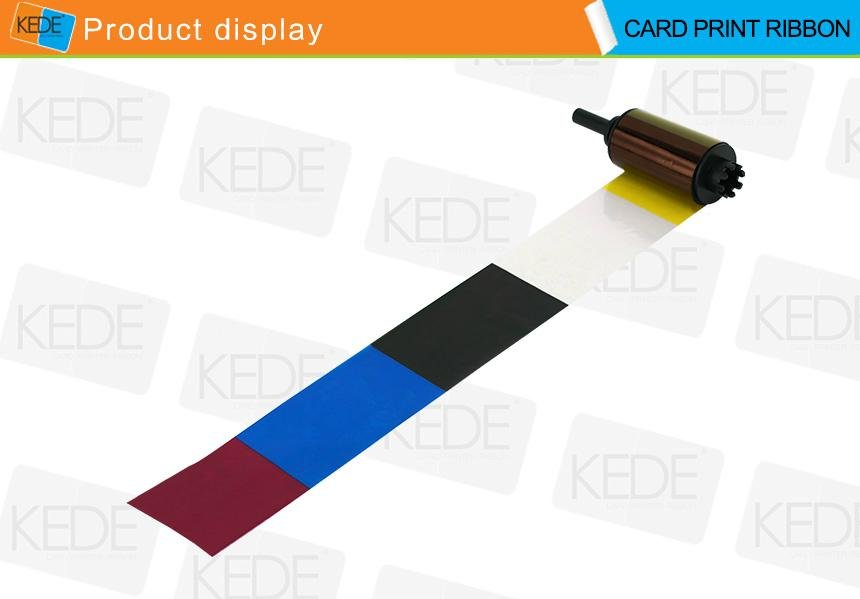 NISCA NGYMCKO2 YMCKO Color Compatible Ribbon - 250 prints/roll  4
