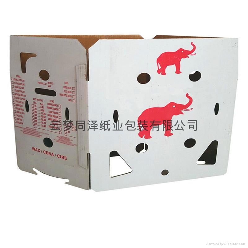 Supply factory waterproof vegetablespacking waxed box 3