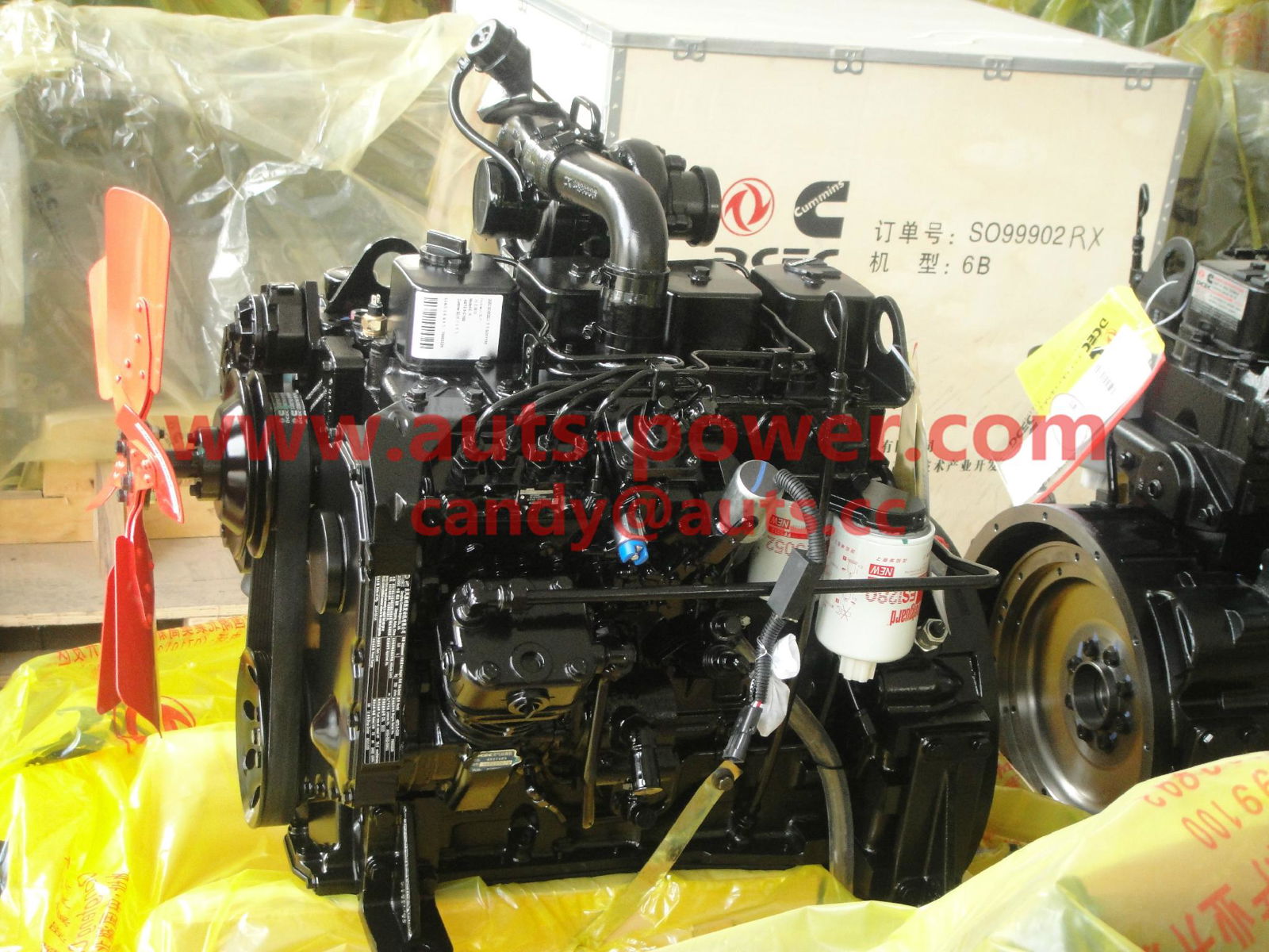 Cummins 4B Series Diesel Engine 4BT3.9-C100 for Construction 4