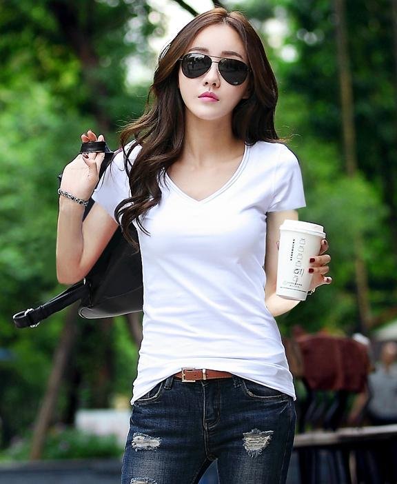 Women’s Casual  T-Shirt  Short Sleeve Basic Tunic Blouse Tops