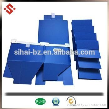 Foldable plastic pp hollow storage containers box 2