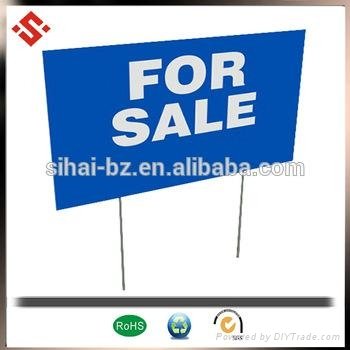High quality pp corrugated plastic Indoor advertising sign board 3