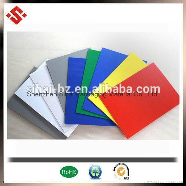 Shenzhen sihai pp hollow sheet Polypropylene PP Plastic Twin Wall Hollow board