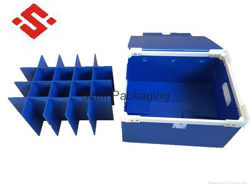 Factory price plastic pp box dividers 4