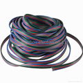 power cable 5 wire for LED RGBW strip #22AWG 5pin Tinned copper extend wire 2