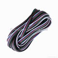 power cable 5 wire for LED RGBW strip #22AWG 5pin Tinned copper extend wire 5