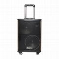 AV-228 8" 3 ways PA SPEAKER BULIT-IN BLUE TOOTH WITH 2 WIRELESS MIC 2