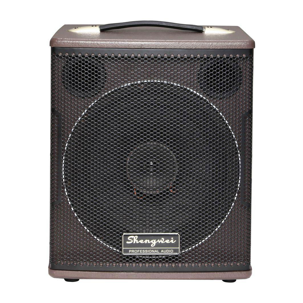 AV-310 10" MINI PA SPEAKER PORTABLE AMP BULIT-IN BLUE TOOTH WITH 2 WIRELESS MIC 