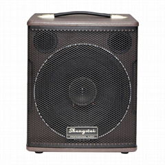 AV-310 10" MINI PA SPEAKER PORTABLE AMP BULIT-IN BLUE TOOTH WITH 2 WIRELESS MIC 