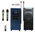 10"/12" 3 WAYS PA SPEAKER BULIT-IN BLUE TOOTH WITH 2 WIRELESS MIC