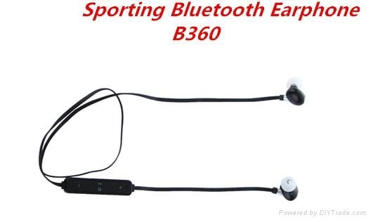 Wireless Bluetooth Music Headset For Running Mini Portable Sport Mp3 Earphones 2