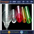 Guangzhou manufacture  color threaded acrylic tube clear acrylic tube 2