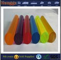 High quality cnc machined color acrylic rod custom size acrylic pmma rod 3