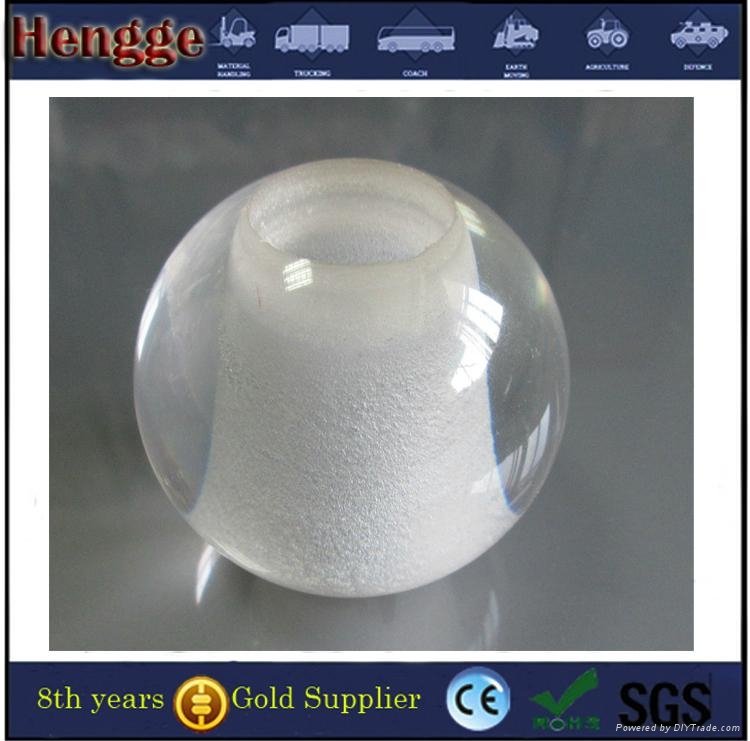 plastic clear acrylic sphere balls UV transparent solid acrylic ball with hole f 4