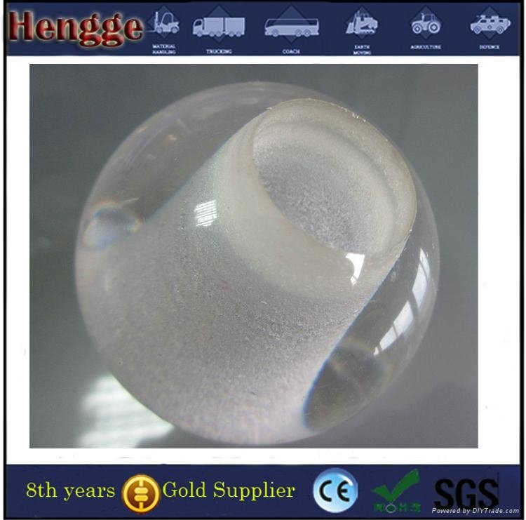 plastic clear acrylic sphere balls UV transparent solid acrylic ball with hole f 3
