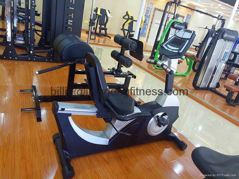 Deluxe Magnetic Recumbent Bike with TV 5