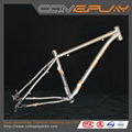 Factory supplier high quality titanium bike frame for sale