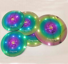 Low volume cymbals set 14 16 18 20inch in rainbow color