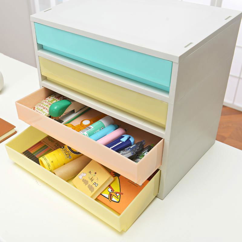  Four layer plastic cabinet storage box 3