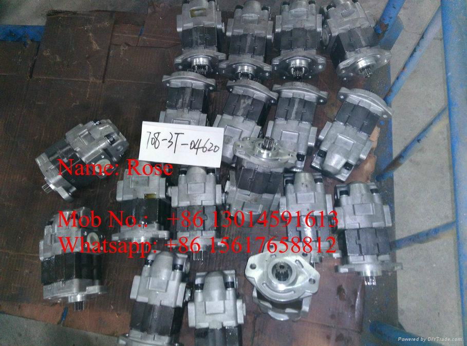 IN STOCK ! Komatsu excavator PC78UU hydraullic gear pump  708-3T-04620 on sale 