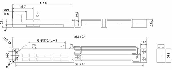 pneumatic door damper cabinet door damper heavy sliding door damper 2